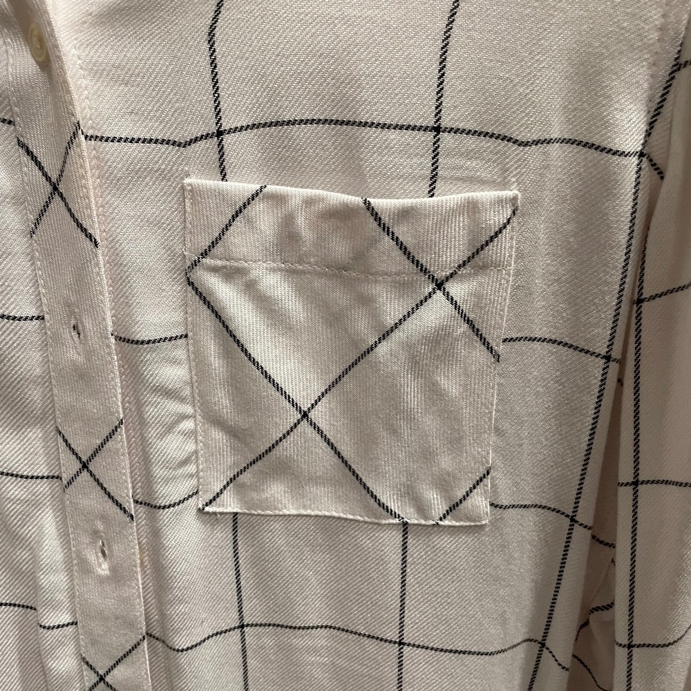 ❤️ GAP RELAXED FIT PLAID BUTTON DOWN SHIRT X-SMALL - Picture 4 of 6